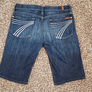 7 for all mankind shorts